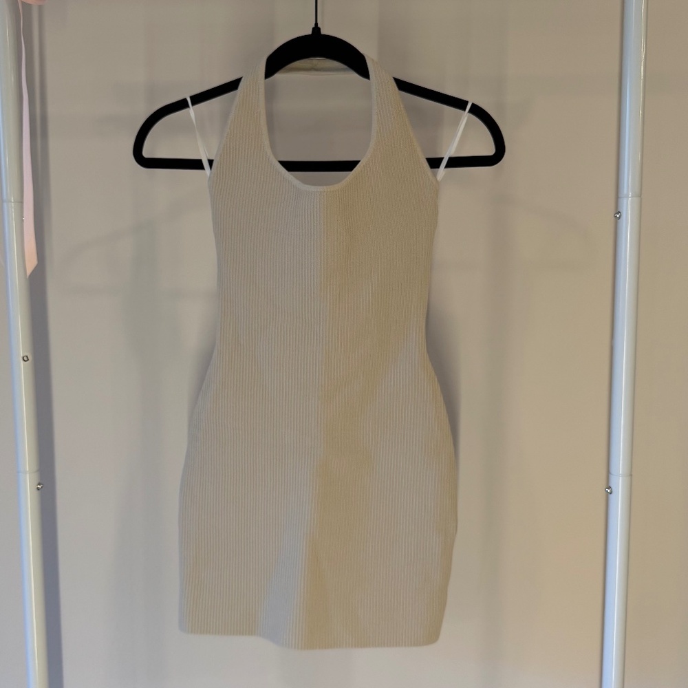 aritzia sculpt knit dress